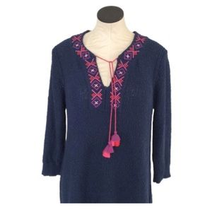 🌴Tommy Bahama🌴 Tunic Sweater Navy
